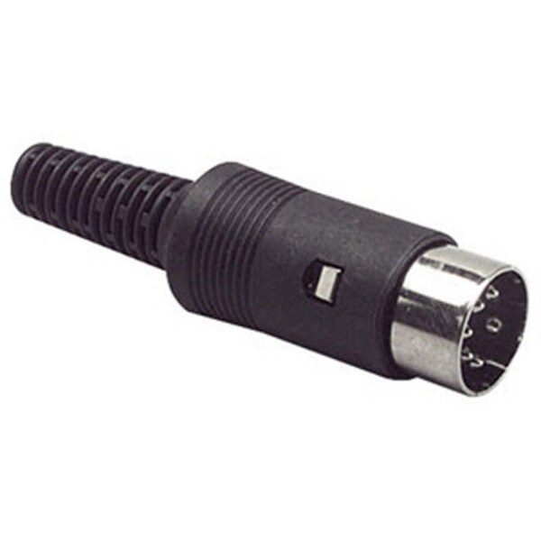 Main product image for 5 Pin DIN Plug 180 degrees 090-341